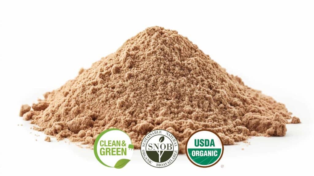 turkey tail mushroom powder ground labeled